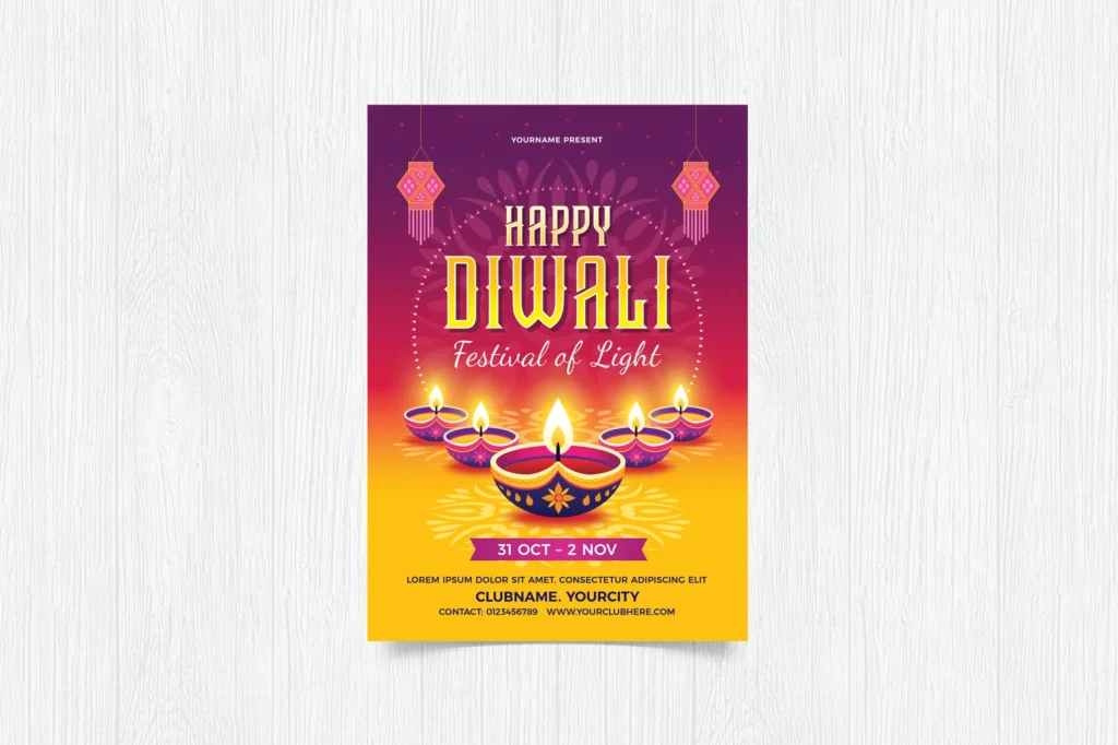 Happy Diwali Flyer