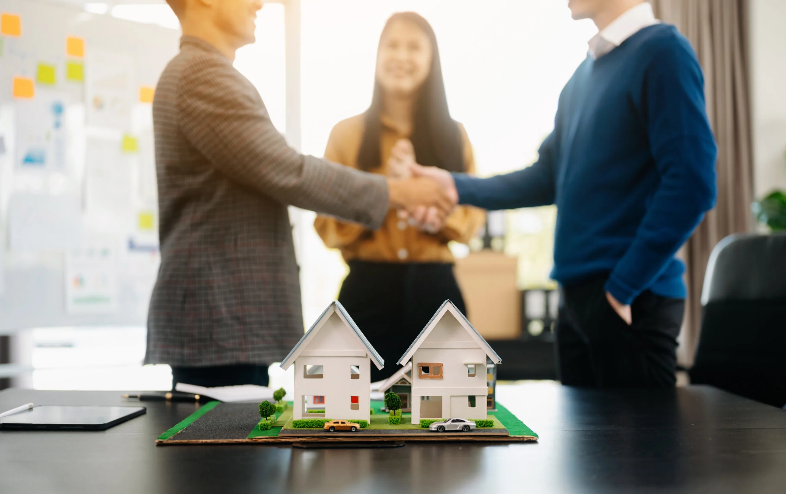 Customers who choose to buy a condominium room and a bank approv