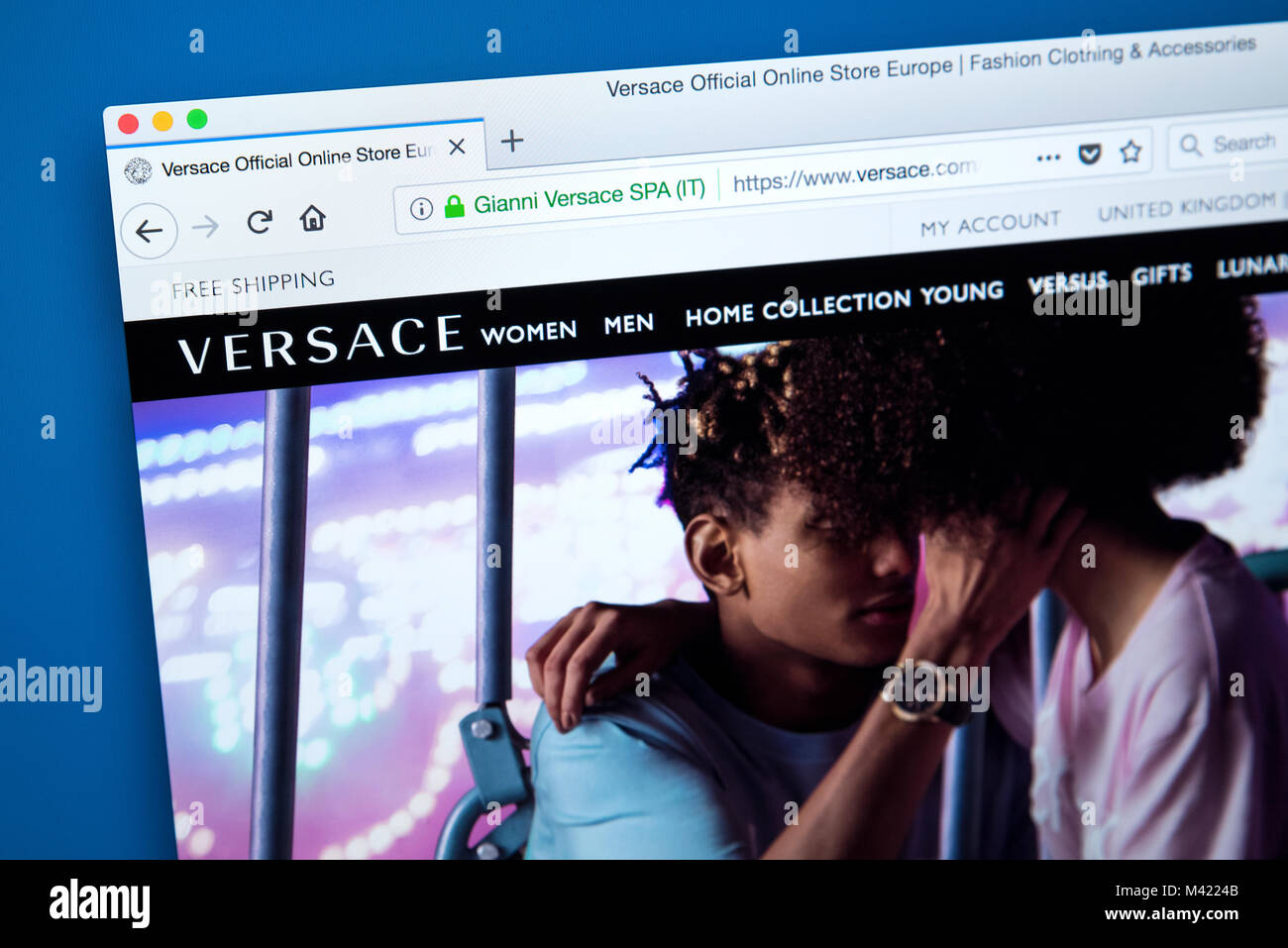 Versace website