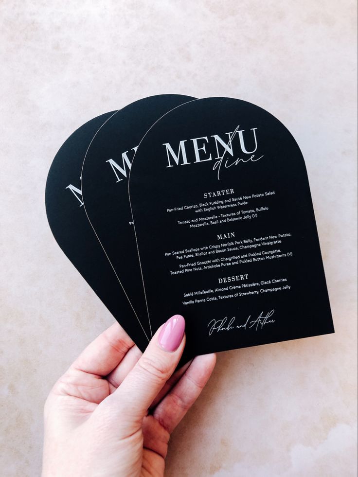 Creative Restaurant Menu Designs