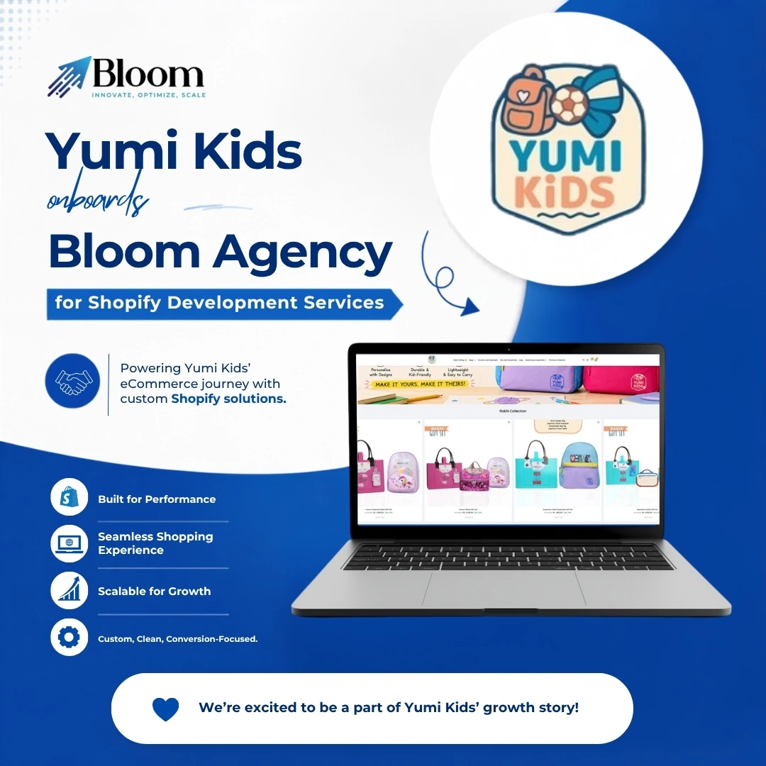 YumiKids Partners with Bloom Agency for Shopify Growth Support