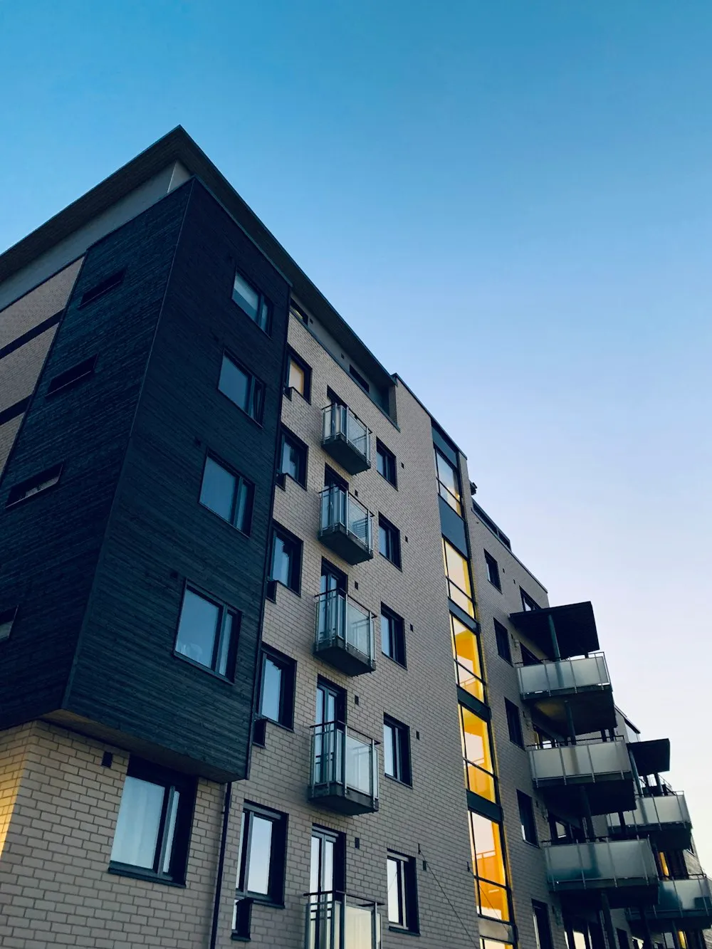 Modern residential apartment building — real estate project